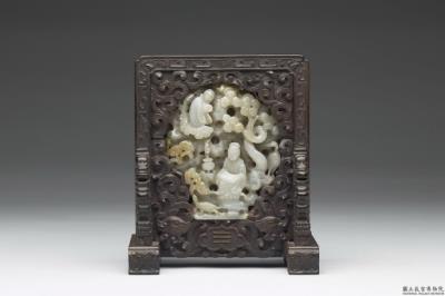 图片[2]-Jade ornament with “lady burns incense in autumn mountains” motif, Jin to Yuan dynasties, 1115-1368 C.E.-China Archive